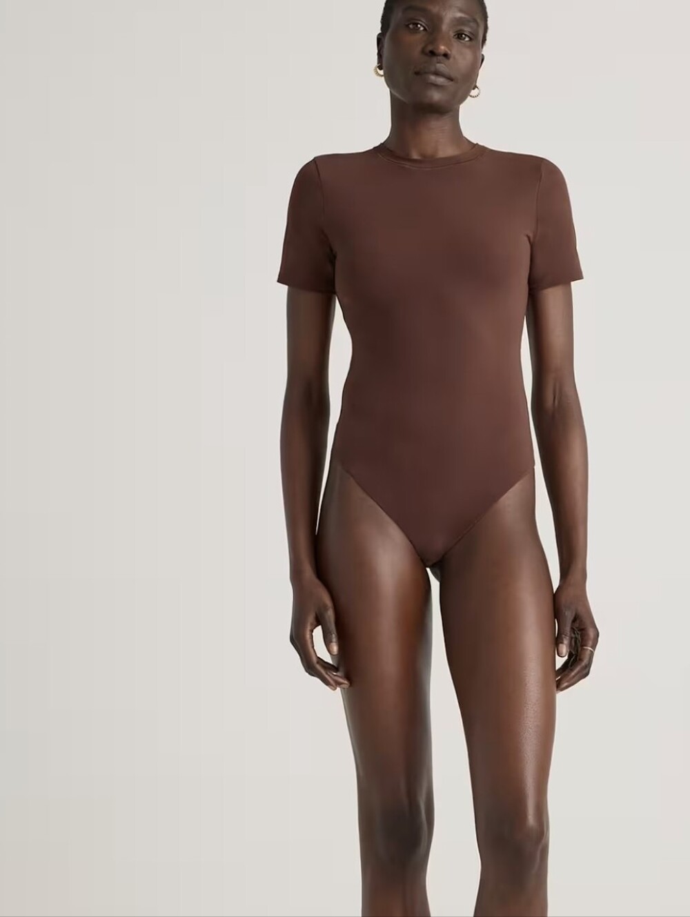 Quince Second Skin T-Shirt Bodysuit Lightweight Breathable